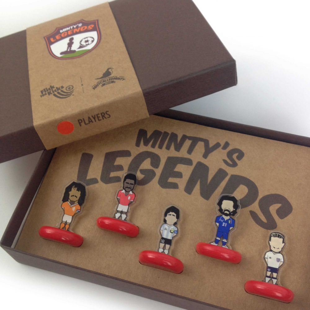 Minty's Legends - Players bespoke packaging