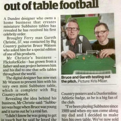 Dundee Courier - Big Country Article