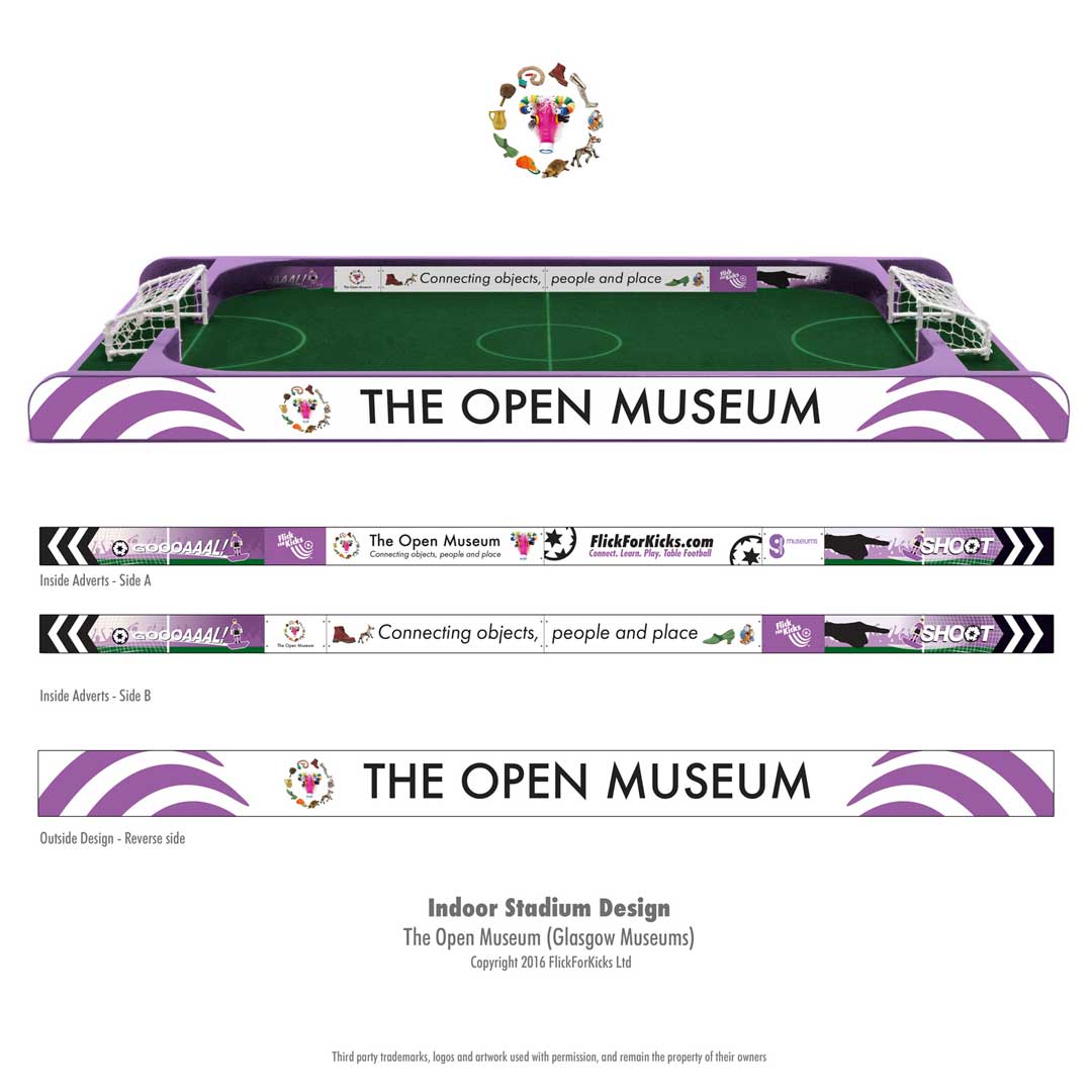 The Open Musuem Indoor Arena - Design Mockup