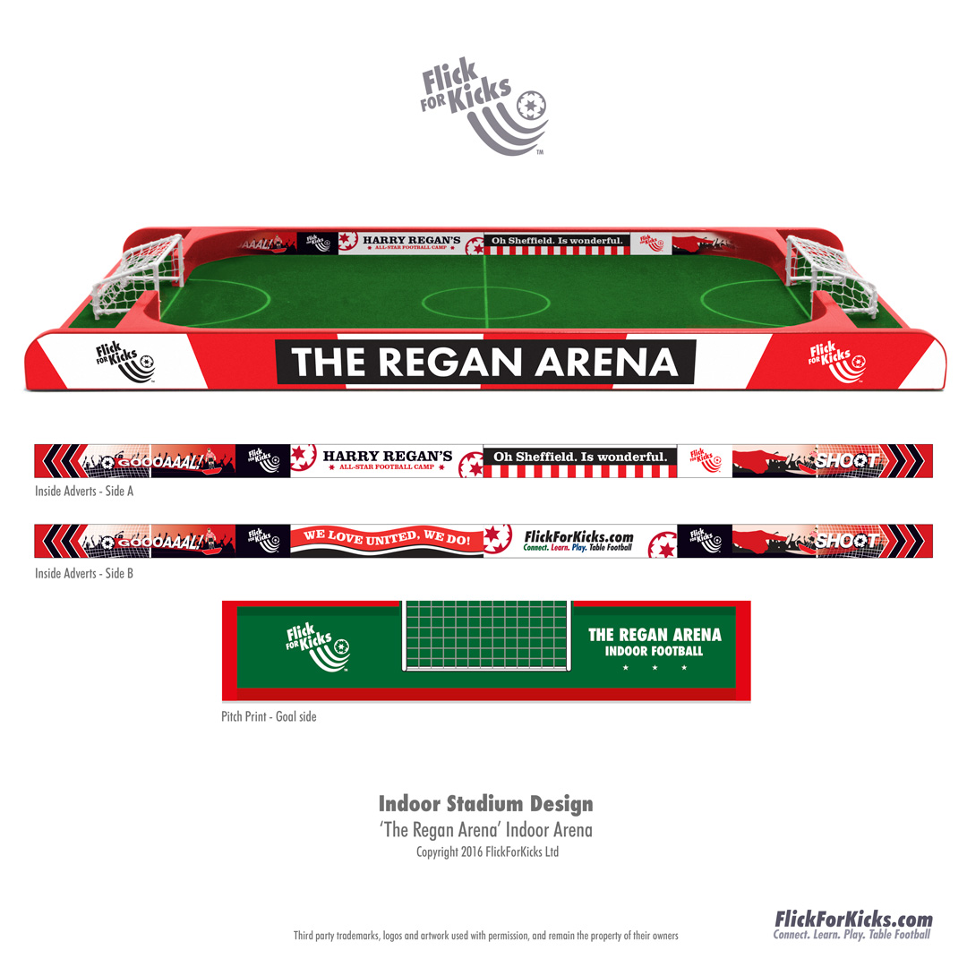 The Regan Arena Design Mockup