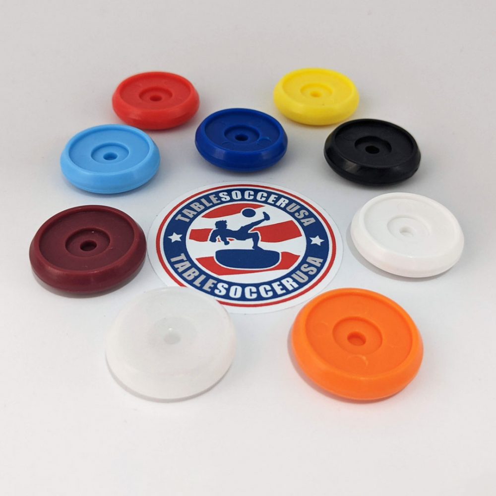Talon bases made by Table Soccer USA - Range of 9 colours