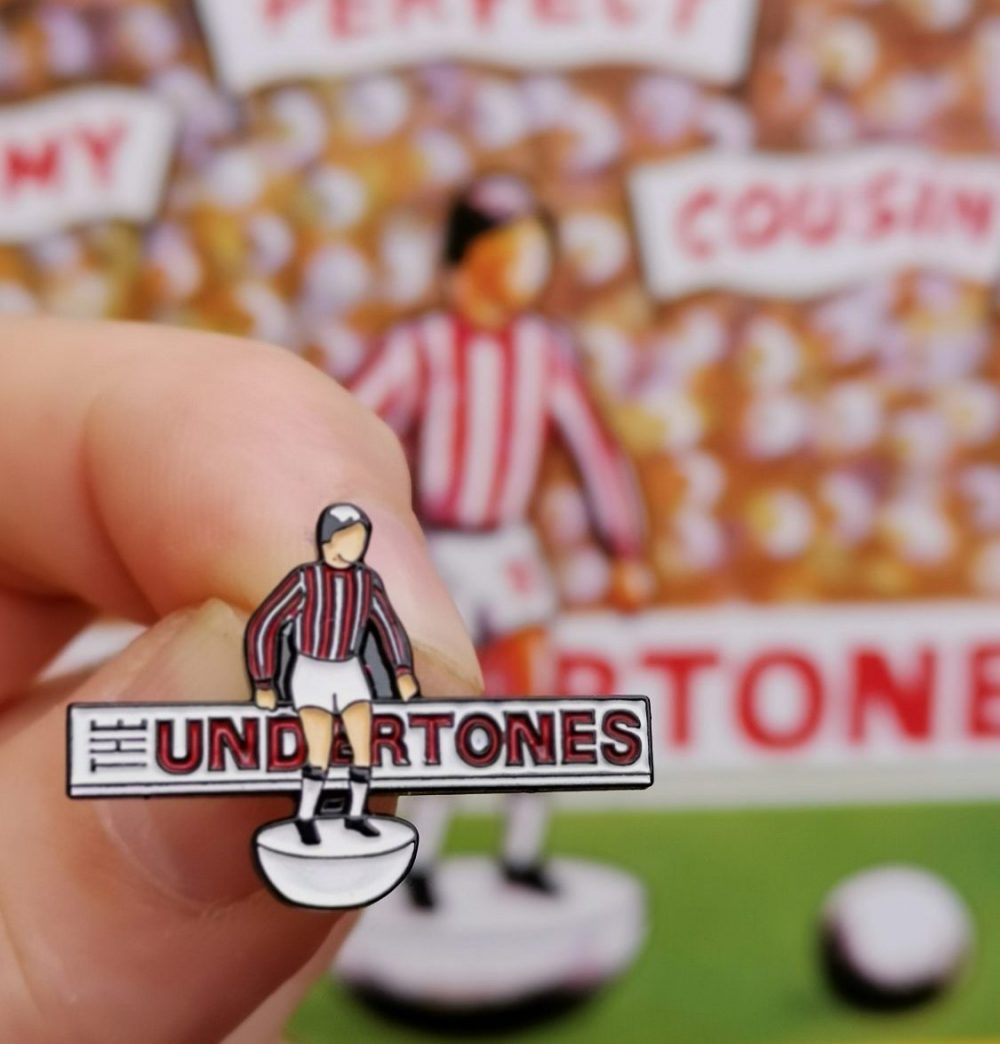 The Undertones - Subbuteo pin badge